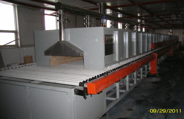 產(chǎn)品用途：特種陶瓷電熱輥道窯，規(guī)格：1.2米×32米電加熱